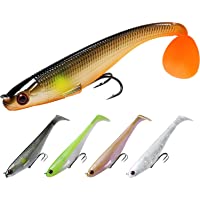 TRUSCEND Señuelos Pesca- Vinilos de Pesca para Lubina Lucio Carpa- Pesca Accesorios Swimbaits Fórmula Japonesa- Anzuelos…